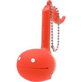 Otamatone Melody Series Japanese Electronic [Mini Size] Musical Instrument [11 Pre-Programmed Songs] Portable Synthesizer from Japan by Maywa Denki [English Instruction], Red