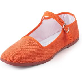 Women’s Cotton Mary Jane Flats, Classic Cloth China Flats, Chinese Slippers for Women, Kung Fu Shoes, China Baby Doll Shoes, Tai Chi Shoes