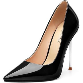 High Heels Pumps for Women Stiletto Patent Pointed Closed Toe Slip on Sexy Classic Wedding Dressy Shoes in Kuwait