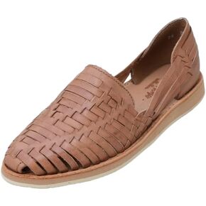 Macarena Collection Sandals Women Huarache Sandal Colorful Leather Mexican, Women's Flat Sandals Loafers Style 813