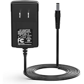 9V 2A 1A Power Supply Adapter 100-240V AC to 9Volt DC 100mA~2A for Arduino UNO MEGA, Power Cord for Crosley Cruiser Portable Turntable Record Player CR8005A I II III Series, Extra Long 6.6ft Cord