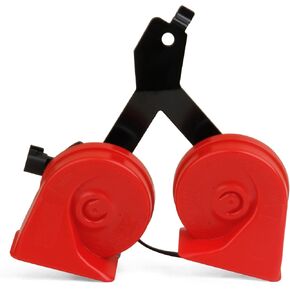MITZONE Horn Assembly with Bracket Compatible with 2009-2014 Ford F-150 Replace # 9L3Z-13832-A