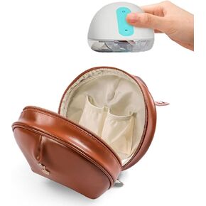 Pumping Bag for Wearable Breast Pump, Mini Breastpump Bag Case for Wireless Pumps, Hands Free Breast Pump Storage Pouch Bag for Working Moms Outdoor (Brown) in Saudi Arabia