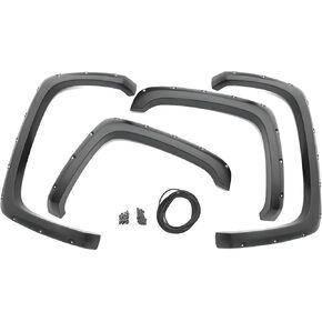 Bushwacker OE Style Factory Front & Rear Fender Flares | 4-Piece Set, Black, Smooth Finish | 20955-02 | Fits 2022 - 2024 Ford Ranger