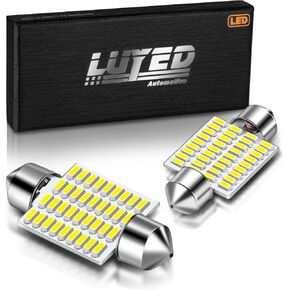 LUYED 2 X 570 Lumens Super Bright 3014 48-EX Chipsets 569 578 211-2 212-2 LED Bulbs Used For Dome light,Xenon White