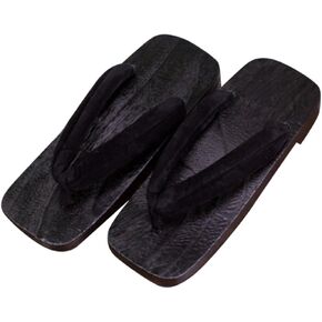 CRB Fashion Mens Womens Japanese Traditional Kimono Wooden Clogs Slippers Sandals