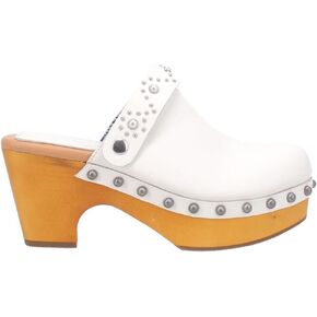 Dan Post Women's Mules Platform, White, 9.5