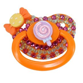 Adult Sized Pacifier Crystal Rhinestone Bling Pacifiers (Style 5)