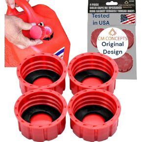 CM Concepts Original U.S Gas Can Solid Transportation Caps All Coarse Thread Multiuse (4)