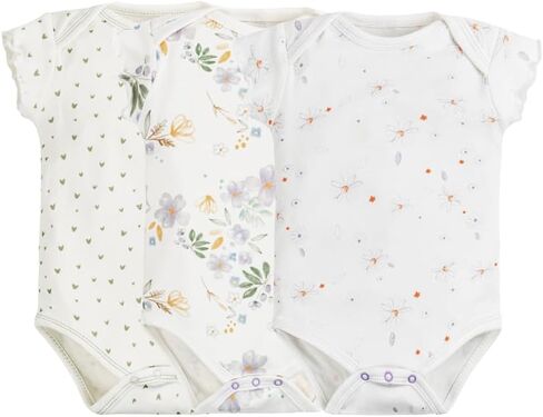 Under the Nile Organic Cotton Bodysuit Pack of 3 in Saudi Arabia