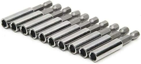 10 قطعة حامل بت مغناطيسي تمديد المقبس أدوات كهربائية سداسية 1/4 بوصة in Kuwait