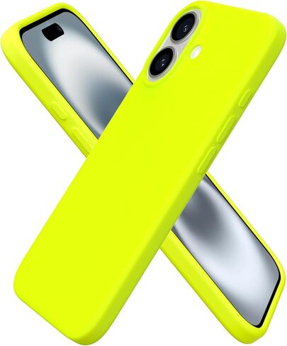 ORNARTO for iPhone 16 Case 6.1", Slim Liquid Silicone,Chalk Pink | Silky-Soft Touch, Shockproof Protection, Anti-Fingerprint Finish, Lightweight Design, Microfiber Lining, Responsive Buttons in Saudi Arabia