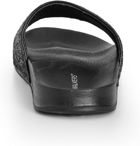 AVENUE CLOUDWALKERS WIDE FIT SLIDE SALLY SPARKLE IN BLACK in Saudi Arabia