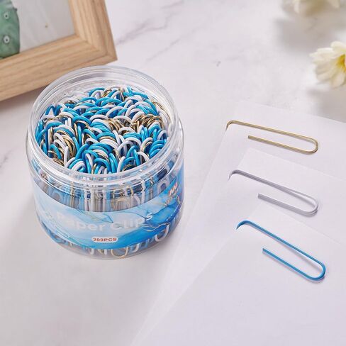200pcs Large Paper Clips, 2 Inch Jumbo Paper Clip, Ceative Colored Paperclips for Paperwork Office School and Personal Use (Green) in Kuwait