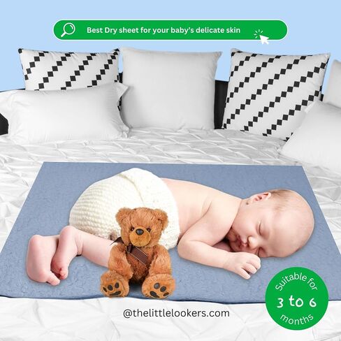 المتفرجون الصغار؟ ملاءات Quicky Dry/سجادات التدليك/واقي سرير مقاوم للماء/ملاءات سرير الأطفال | ملاءات جافة للأطفال | ملاءات مقاومة للماء وقابلة لإعادة الاستخدام للطفل in Saudi Arabia