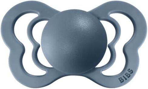 BIBS Pacifiers - Couture Collection | BPA-Free Baby Pacifier | Made in Denmark | Set of 2 Petrol Color Premium Soothers | Size 0-6 Months in Saudi Arabia