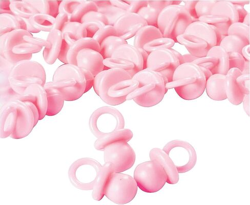 Pastel Pink Pacifier Favors (Bulk Set of 48) Gender Reveal Party Supplies in Saudi Arabia