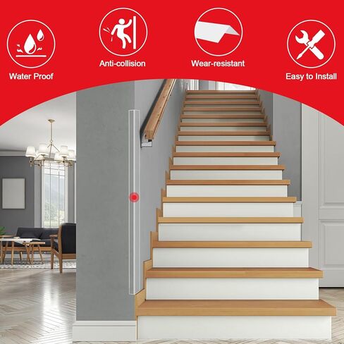 Wall Corner Protector, Clear Self-Adhesive Corner Guards for Walls, 2 PCS 31.5'' / 47.2'' Transparent Wall Corner Guard Edge Protector (31.5'') in Saudi Arabia