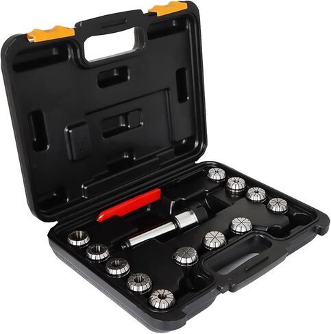 Findmall 14 قطعة ER-32 MT3 Chuck Spring Collet Chuck مجموعة مع مجموعة 1/16 بوصة - 13/16 بوصة وصندوق مناسب لآلة النقش CNC وأداة مخرطة الطحن in Kuwait