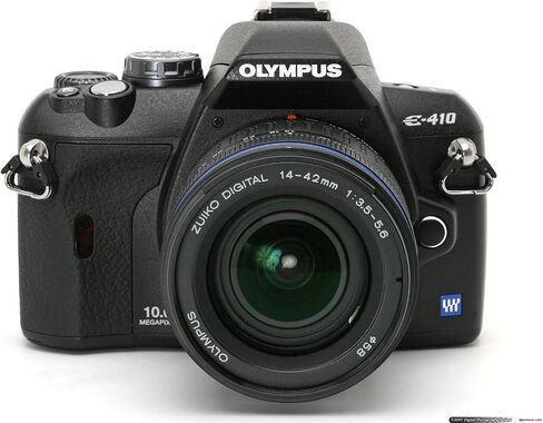 كاميرا OM SYSTEM OLYMPUS Evolt E-410 10MP الرقمية SLR DSLR 10MP مع عدسات تكبير AF (متجددة) in Saudi Arabia