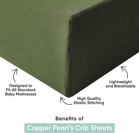 Premium Knit Baby Crib Sheets for Boys and Girls by Copper Pearl: Breathable and Soft, Fitted Crib Sheets for Standard Baby Mattresses, Adorable Designs, Crib Sheet, The Polar Express in Saudi Arabia