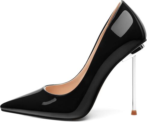 High Heels Pumps for Women Stiletto Patent Pointed Closed Toe Slip on Sexy Classic Wedding Dressy Shoes in Kuwait
