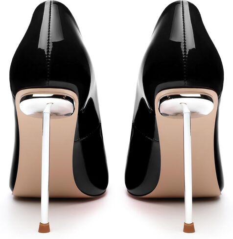 High Heels Pumps for Women Stiletto Patent Pointed Closed Toe Slip on Sexy Classic Wedding Dressy Shoes in Kuwait
