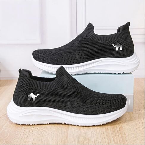 AngryMonkey أحذية رياضية نسائية قابلة للتنفس لتقويم العظام سهلة الارتداء، أحذية مشي شبكية خفيفة وسادة لمرضى السكري سهلة الارتداء in Kuwait