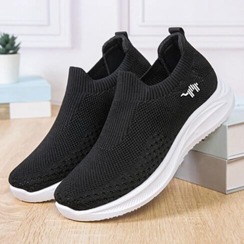 AngryMonkey أحذية رياضية نسائية قابلة للتنفس لتقويم العظام سهلة الارتداء، أحذية مشي شبكية خفيفة وسادة لمرضى السكري سهلة الارتداء in Kuwait