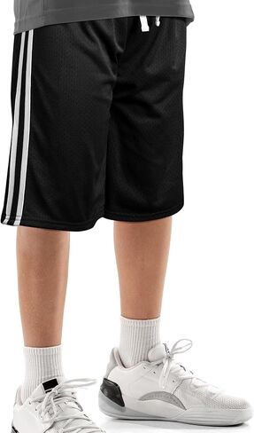 4 قطع من السراويل الرياضية للأولاد، شورتات أداء سريعة الجفاف، شورتات شبكية للأطفال الصغار، شورتات كرة السلة النشطة، شورتات صيفية للأولاد in Kuwait