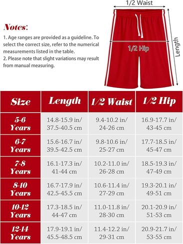 4 قطع من السراويل الرياضية للأولاد، شورتات أداء سريعة الجفاف، شورتات شبكية للأطفال الصغار، شورتات كرة السلة النشطة، شورتات صيفية للأولاد in Kuwait