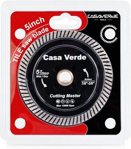 Casaverde 7" Diamond Turbo Blade Granite Blade Dry Cutting for Granite Quartz Quartzite in Kuwait