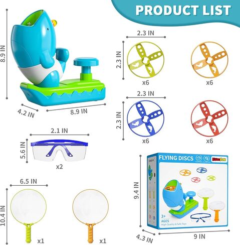 ألعاب في الهواء الطلق للأطفال الأولاد الذين تتراوح أعمارهم بين 3-5 4-8، قاذفة القرص الطائر في الهواء الطلق هدايا اللعب للأولاد 3 4 5 6 7 8 سنوات من العمر، أفكار خارج اللعب في الهواء الطلق للأطفال الصغار الأولاد الذين تتراوح أعمارهم بين 3-5 6-8 4-8 in Kuwait