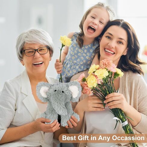 حيوانات الفيل المحشوة القابلة للتسخين والتبريد، وسادة تسخين قابلة للاستخدام في الميكروويف للتشنجات وتخفيف الألم، لعبة الفيل المحشوة للرفيق، لعبة الفيل المحشوة برائحة اللافندر، هدايا الفيل in Kuwait