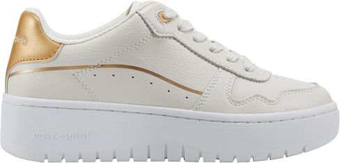 Easy Spirit Women's Onyx Sneaker, Cream Gold, 12 in Saudi Arabia