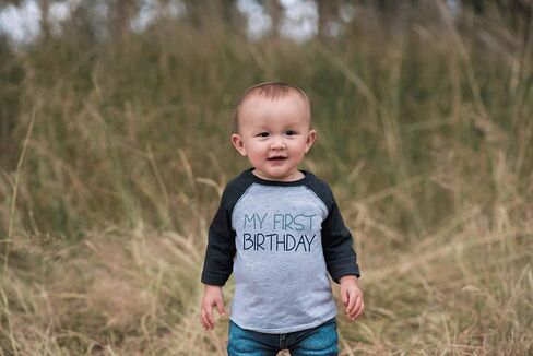 7 ate 9 Apparel Boy's I am One 1st 1 First Birthday Shirt in Saudi Arabia