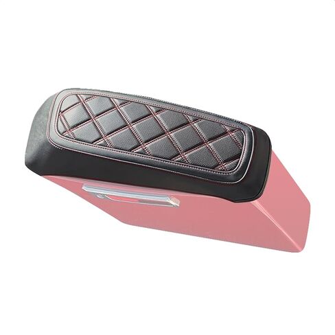 أغطية حماية لحمالة الصدر بغطاء السرج متوافقة مع نماذج Harley Davidson 2014-2023 Touring Road Glide FLTRX Electra Glide FLHT Road King FLHR Street Glide FLHX وTri Glide، خياطة سوداء in Kuwait