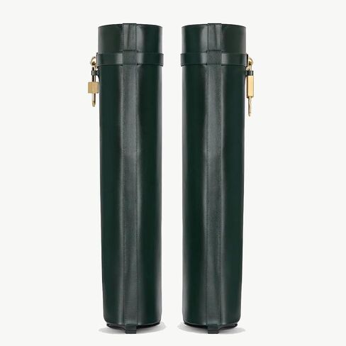 Rhinestones Fold Over Knee High Boots for Women Shark Lock Boots High Shaft Wide Calf Fashion Boots Pull on Party Shoes in Saudi Arabia