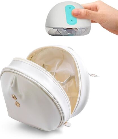Pumping Bag for Wearable Breast Pump, Mini Breastpump Bag Case for Wireless Pumps, Hands Free Breast Pump Storage Pouch Bag for Working Moms Outdoor (Brown) in Saudi Arabia
