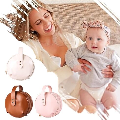 Pumping Bag for Wearable Breast Pump, Mini Breastpump Bag Case for Wireless Pumps, Hands Free Breast Pump Storage Pouch Bag for Working Moms Outdoor (Brown) in Saudi Arabia
