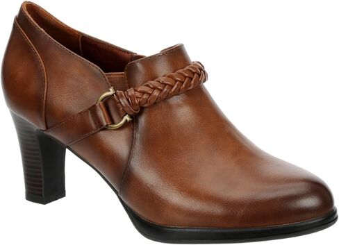 Elyssa - Women's Low Cut Chunky Heeled Ankle Bootie in Saudi Arabia
