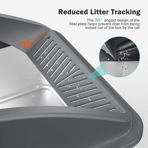 Stainless Steel Cat Litter Box with High Sides, XL Extra Large Metal Litter Box Anti-Urine Leakage, Includes Cat Mat and Metal Scoop (Olive) in Saudi Arabia