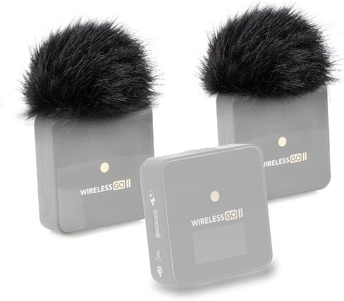 SUNMON Pop Filter for Rode Wireless ME Microphones, Microphone Cover for Rode Microphone Wireless ME, Fluffy Windscreen for Wind and Background Noise Reduction（2PC） in Saudi Arabia