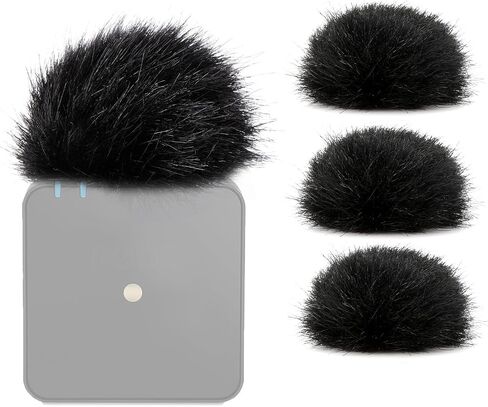 SUNMON Pop Filter for Rode Wireless ME Microphones, Microphone Cover for Rode Microphone Wireless ME, Fluffy Windscreen for Wind and Background Noise Reduction（2PC） in Saudi Arabia