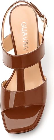 Women's Platform Sandals, Buckle Ankle Strap Open Toe Heeled Sandal, Fashion High Heel Sandals for Wedding Partying Dating in Saudi Arabia