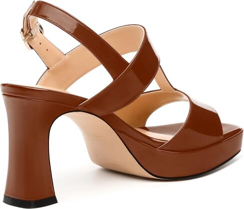 Women's Platform Sandals, Buckle Ankle Strap Open Toe Heeled Sandal, Fashion High Heel Sandals for Wedding Partying Dating in Saudi Arabia