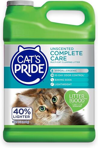 Cat's Pride Premium Lightweight Clumping Litter: Pure & Fresh - Up to 10 Days of Powerful Odor Control - Multi-Cat, Scented, 18 Pounds in Kuwait