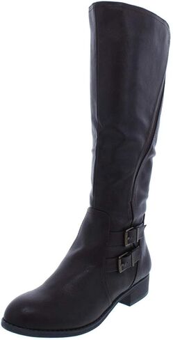 Style & Co. Womens Milah Tall Casual Mid-Calf Boots Brown 6.5 Medium (B,M) in Saudi Arabia