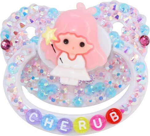 Adult Sized Pacifier Crystal Rhinestone Bling Pacifiers (Style 5) in Kuwait