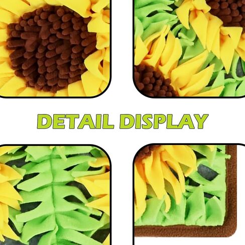 Snuffle Mat for Dogs Large Tulip Sniffing Mat Nosework Forager Pet Feeding Mat Dog Slow Feeder for Training and Treating 1PC (29.52"x19.68") in Saudi Arabia